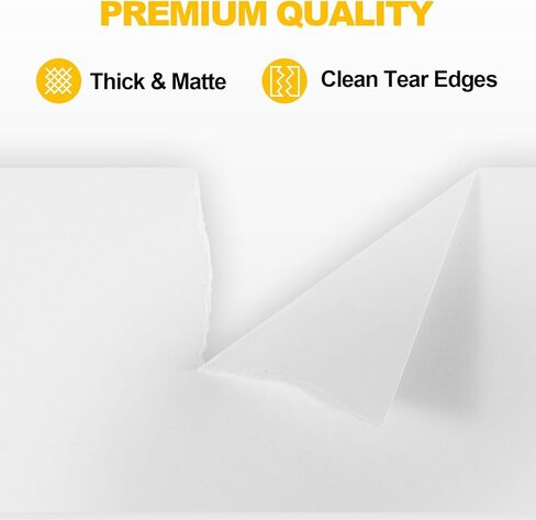 White Cardstock 8.5" x 11", 300 Sheets Heavyweight Card Stock Thick Printer Copy Paper, 110lb Premium Index Paper White Cardstock Bulk for Office, Printing, Copying, Drawing, DIY Crafts, Invitations in Kuwait