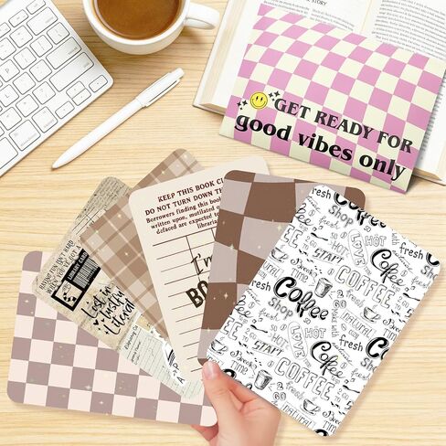 14 قطعة من بطاقات الإدخال لـ Kindle Paperwhite 11-12th وKindle Colorsoft Signature Edition، 50 قطعة من الملصقات وإدراج القارئ الإلكتروني لملحقات Kindle Paperwhite لحافظة Kindle الشفافة مقاس 6.9 بوصة × 4.8 بوصة، باللون القهوة in Kuwait