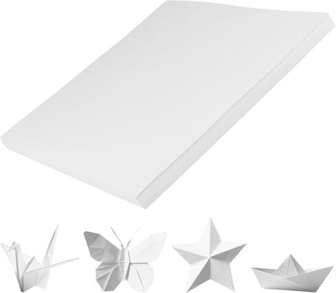 KEILEOHO 100 Sheets White Cardstock 12 x 12 Inch, 250 GSM (92 lb) Thick Card Stock Paper for Card Making, Cricut, Crafting, Scrapbook, Photo Albums in Kuwait