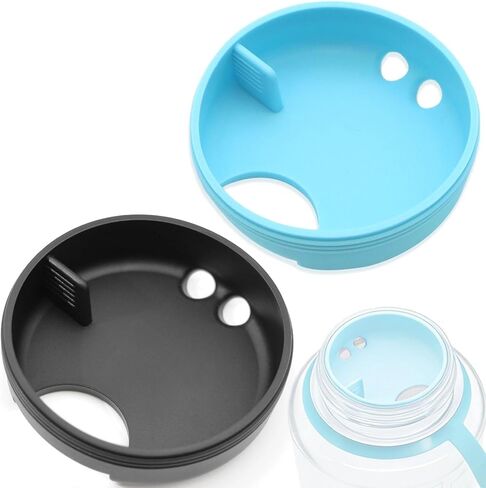 LUTQ 2-Pack Silicone Splashguard for Nalgene, Splashguard Lid Wide Mouth for Nalgene Splash Guard 32 oz Wide Mouth Water Bottle Accessories in Saudi Arabia