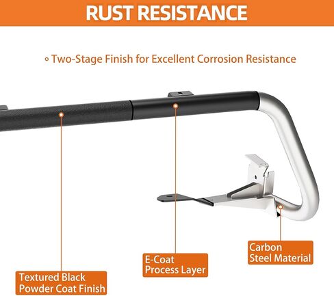 Hooke Road Forester Rally Light Bar Front Bumper Guard for Subaru Forester 2014 2015 2016 2017 2018, 4 Light Tabs, Nugde Bull Bar - No Drill Installation in Kuwait