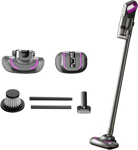 Cordless Handheld Car Vacuum - 10000Pa High Power Suction | Portable Rechargeable Wet/Dry Vacuum Cleaner for Car Interior, Home & Office | Pet Hair, Dirt & Liquid Cleaning in Kuwait