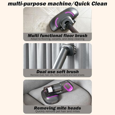 Cordless Handheld Car Vacuum - 10000Pa High Power Suction | Portable Rechargeable Wet/Dry Vacuum Cleaner for Car Interior, Home & Office | Pet Hair, Dirt & Liquid Cleaning in Kuwait