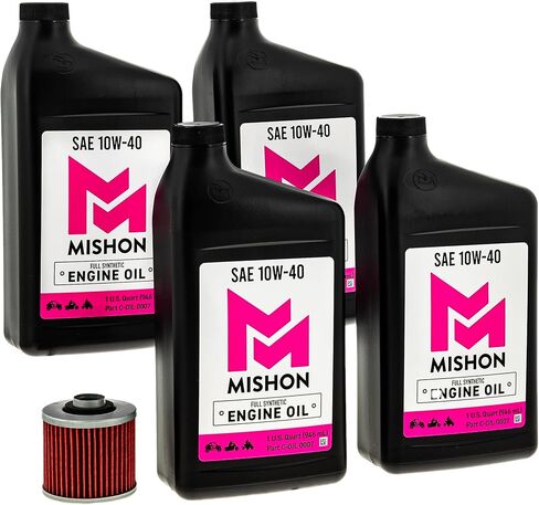 MISHON Engine Oil Change Kit for Yamaha V Star 1100 650 XVS1100 XVS650 in Kuwait