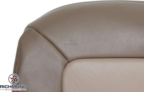 Richmond Auto Upholstery - Driver Side Bottom Replacement Leather Seat Cover, 2-Tone Tan (Compatible with 2003-2005 Ford Explorer Sport Trac) in Kuwait