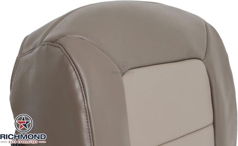 Richmond Auto Upholstery - Driver Side Bottom Replacement Leather Seat Cover, 2-Tone Tan (Compatible with 2003-2005 Ford Explorer Sport Trac) in Kuwait