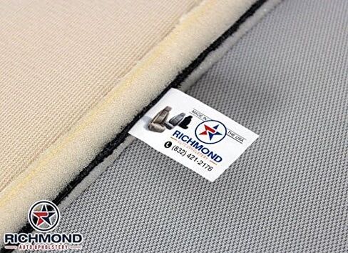 Richmond Auto Upholstery - Driver Side Bottom Replacement Leather Seat Cover, 2-Tone Tan (Compatible with 2003-2005 Ford Explorer Sport Trac) in Kuwait