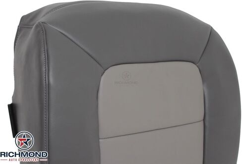تنجيد السيارات ريتشموند - غطاء مقعد جلدي بديل من جانب السائق، لون رمادي (متوافق مع سيارة Ford Explorer Sport 2-Door 2DR 4X4 2WD) in Kuwait
