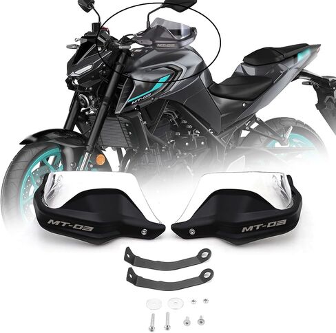 For MT-03 MT 03 2025 motorcycle hand guard hand guard windshield Handle both hands windproof MT03 mt-03 2015-2025 Motorcycle Accessories (Smoky Gray) in Kuwait