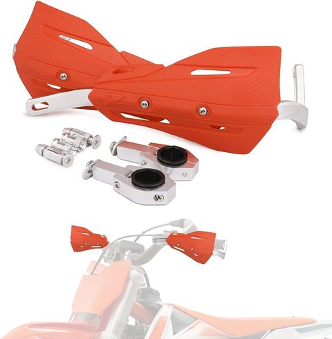 Dirt Bike Handguards Motorcycle Hand Guards 7/8" and 1 1/8" - Universal for Dirtbike Pit Bike ATV Motocross Supermoto Racing Enduro|Full Protection|Premium Aluminum|Secure Warming in Kuwait