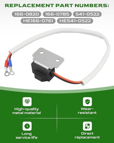 166-0821 Ignition Module Fit for Onan P218G P220G John Deere 316 317 318 420, Replace 166-0820 541-0522 HE166-0761 HE541-0522 166-0785 in Kuwait