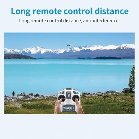 GoolRC Microzone MC6C 2.4GHz 6CH Remote Controller Mode 1 Transmitter and MC6RE Receiver Radio System for RC Airplane Drone Multirotor Helicopter Car Boat 6CH Receiver in Kuwait