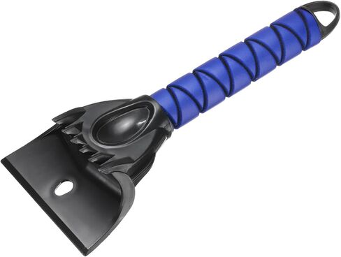 HARFINGTON Ice Scrapers for Car Windshield 12" x 4" Window Frost Removal Tool Snow Scraper with Foam Handle for Car SUV Truck, Gray in Kuwait