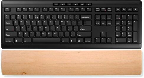 HomeDo Wooden Ergonomic Wrist Rest for Mechanical Keyboard,Fits 104 Key in Kuwait