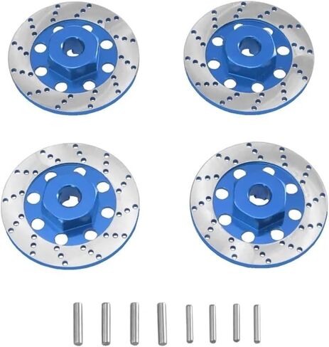 RC Car Toys Parts for MN for MN128 MN86S G500 1/12 for WLtoys 144001 144002 144010 1/14 124016 124018 1/12 12mm Wheel Hex Hub Adapter Brake Disc RC Car Parts(Silver) in Kuwait
