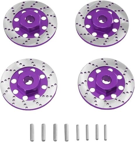 RC Car Toys Parts for MN for MN128 MN86S G500 1/12 for WLtoys 144001 144002 144010 1/14 124016 124018 1/12 12mm Wheel Hex Hub Adapter Brake Disc RC Car Parts(Silver) in Saudi Arabia