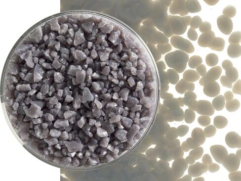 Deco Gray Glass Frit Coarse Bullseye COE 90 Fusible- 4 Ounces in Kuwait