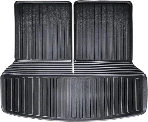 Premium Cargo Liner for Ford Explorer 2020-2026 - 100% Protection - Custom Fit Car Trunk Mat - Easy-to-Wash & All-Season Black Cargo Mat - 3D Shaped Laser Measured Trunk Liners for Ford Explorer in Saudi Arabia