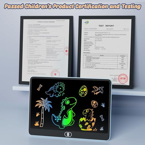 LCD Writing Tablet, 2PCS 16 Inch Colorful Drawing Pad for Kids, Eye Protection Drawing Pads with Lock & Erase FUNC, Birthday and Christmas Gifts for 3 4 5 6 7 8 Year Old Girls Boys in Kuwait