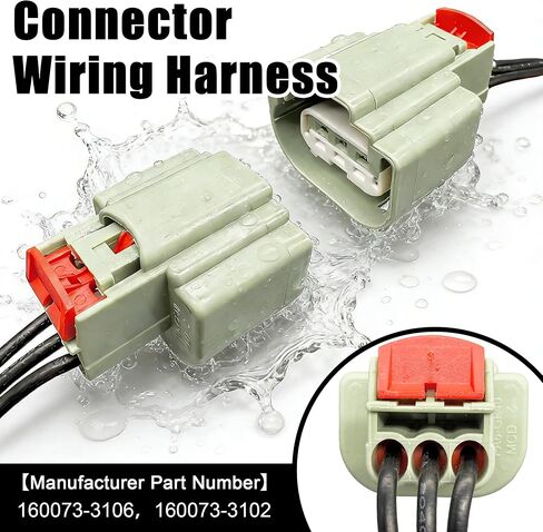 13502903 Fuel Tank Pressure Sensor with Wiring Harness Compatible with Buick Chevy Impala Silverado Equinox Cobalt Cadillac GMC Hummer Pontiac Replaces 13502510/160073-3106/160073-3102 in Kuwait