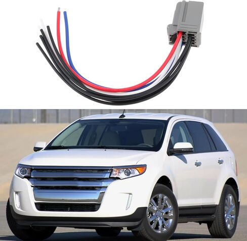 ECSiNG Car Rear Wiper Motor 8 Pin Connector Tail Wire 3U2Z-14S411-DYB WPT-1212 Compatible with Ford Edge 07-15 Explorer 02-10 in Kuwait