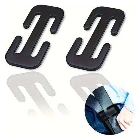 Universal Children Seat Belt Buckle Clip - 2/4Pcs Adjustable Shoulder Restraint for Car(4pcs) in Kuwait
