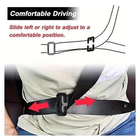 Universal Children Seat Belt Buckle Clip - 2/4Pcs Adjustable Shoulder Restraint for Car(4pcs) in Kuwait