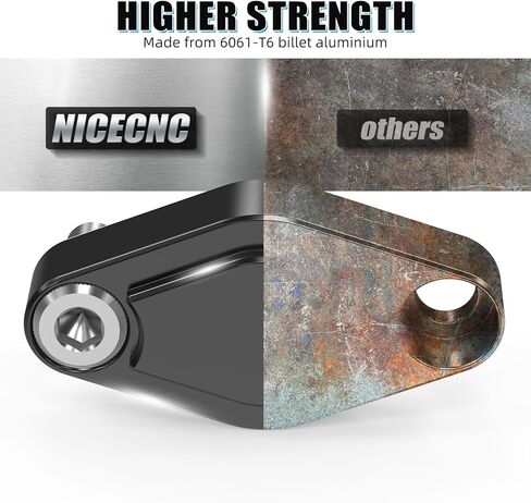 NICECNC ATV Parking Brake Plate Compatible with Yamaha Raptor 700R 700 660 250 350 Banshee 350 YFZ 450 YFZ450R Warrior 350, Compatible with Honda TRX 450R 400EX, Black in Kuwait