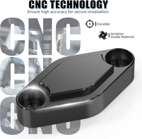 NICECNC ATV Parking Brake Plate Compatible with Yamaha Raptor 700R 700 660 250 350 Banshee 350 YFZ 450 YFZ450R Warrior 350, Compatible with Honda TRX 450R 400EX, Black in Kuwait