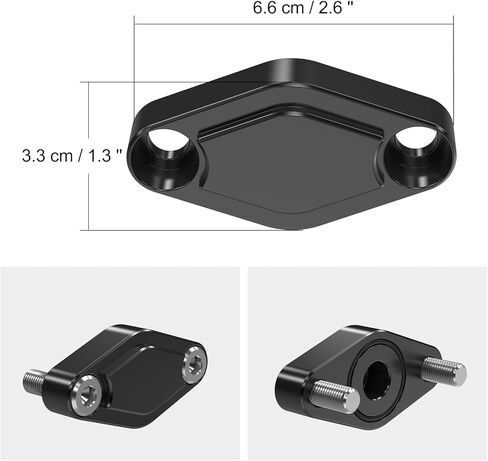 NICECNC ATV Parking Brake Plate Compatible with Yamaha Raptor 700R 700 660 250 350 Banshee 350 YFZ 450 YFZ450R Warrior 350, Compatible with Honda TRX 450R 400EX, Black in Kuwait