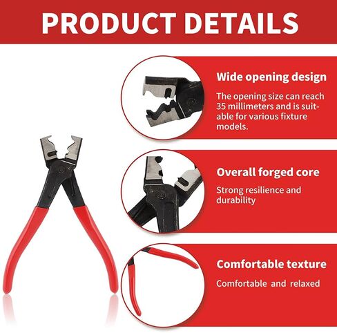 4 Pcs Automotive Electrical Disconnect Pliers,High-Carbon Steel Connector Separator Kit,Straight/60° Pliers,Hose Clamp Plier,Plug Release Tool and Wire Terminal Removal in Storage Box,for Car Truck in Kuwait