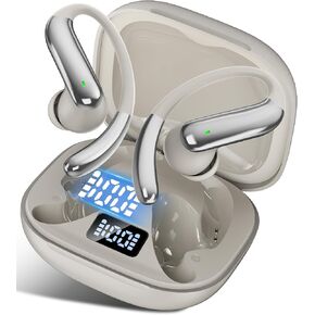 سماعات أذن للترجمة في الوقت الحقيقي، سماعات أذن مترجم بتقنية الذكاء الاصطناعي، 164 لغة، Audiofonos Traductor Ingles Espanol، ANC+ENC، شاشة LED للبطارية، حتى 50 ساعة مع حافظة، اجتماعات السفر والعمل، أسود in Kuwait