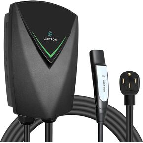 Lectron Tesla NACS Level 2 EV Charger, UL2594 Certified (ETL Listed), 40A 240V Nexus Charging Station, 23ft Cable & Tesla Holder, NEMA 14-50 Plug-in, Compatible with Tesla Model S/3/X/Y & NACS (J3400) in Kuwait