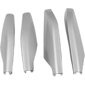 4Pcs/set Silver/Black ABS Roof Luggage Rack Covers Roof Rack Corner Protector Compatible For Toyota Prado LC120 Lexus GX 470 2003-2009(Silver) in Kuwait