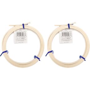 Reed Spline لأخدود 3/16 بوصة، رقم 8، إصلاح كرسي شبكي من قصب مضغوط، مجموعة من ملفين بطول 6 أقدام in Kuwait