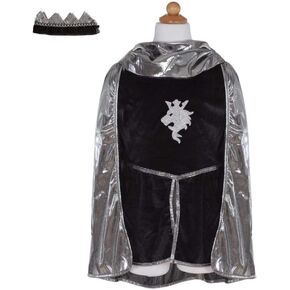 Great Pretenders Silver Knight Tunic Cape & Crown 5/6 Years Dress Up Play in Saudi Arabia