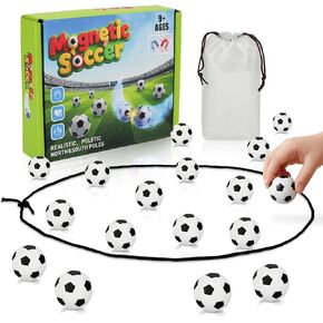 Soccer Magnetic Game with String & 20 Football-Shaped Stones – Fun Puzzle Strategy Games for Family Game Night, Party, Travel & Camping – 2 Player Games for Kids & Adults, Great Gift in Kuwait