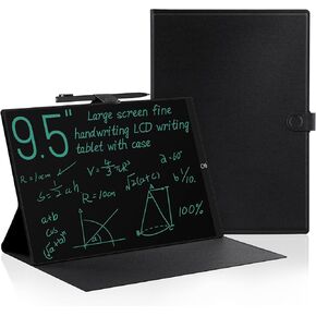 LCD Writing Tablet for Adults: 6.5 Inch with Leather Case Full Screen Reusable Digital Notepad Portable Use for Office Study Teaching in Saudi Arabia