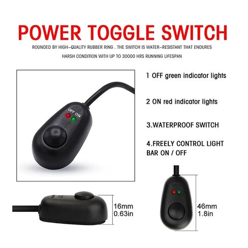 LED Car Headlight Harness Switch Kit Off-Road Vehicle Work Light Relay Cable Wire Compatible for Truck Boat 480W 16V 3m Wire Kit(3m fit 1 B) in Kuwait