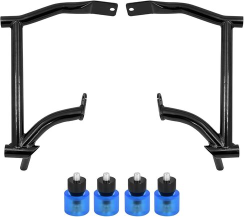 Motorcycle Saddlebag Guards Crash Bars Fit for Harley Touring Road King Street Glide Road Glide Electra Glide CVO Limited 2009–2025, Black Crash Bar with Decorative Spacer Ring in Kuwait