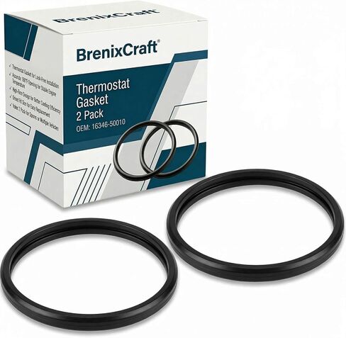 Thermostat Gasket (2 Pack), Precise Temperature Control, OEM: 16346-50010 in Kuwait