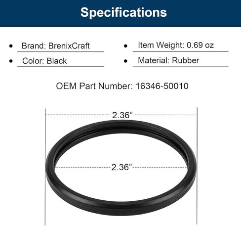 Thermostat Gasket (2 Pack), Precise Temperature Control, OEM: 16346-50010 in Kuwait