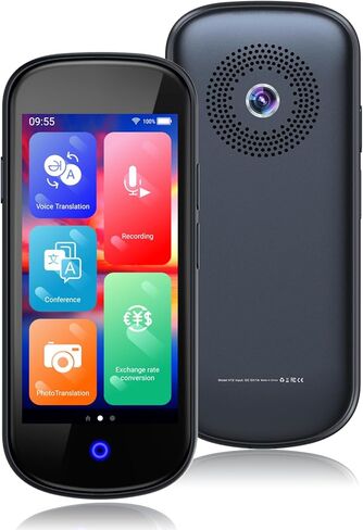 SKARA Real Time Language Translator Device, Offline & WiFi Translator, 137 Languages Voice Translator with Photo Translation, Portable Instant Translator for Travel, Business & Learning in Kuwait