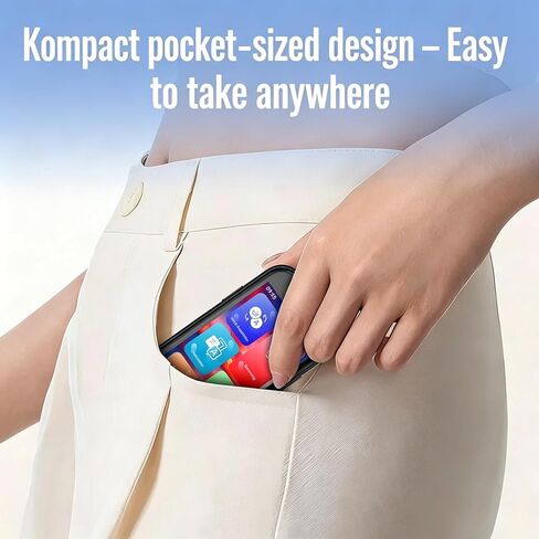 SKARA Real Time Language Translator Device, Offline & WiFi Translator, 137 Languages Voice Translator with Photo Translation, Portable Instant Translator for Travel, Business & Learning in Kuwait