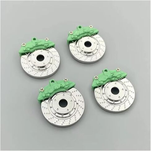 RC Car Toys Parts for WPL D12 MN99 MN90 for WPL C24 C34 4 Pcs Metal Brake Disc Caliper Suitable RC Car Tire Modification Upgrade Parts(Yellow) in Kuwait