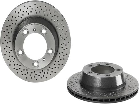 REAR BRAKE DISC Compatible with TY 98735240101 98735240301 in Kuwait