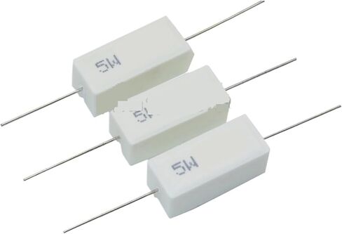 10pcs 5W Cement resistance 0.1~10k ohm 5% 0.22 0.33 0.5 1 10 100 1K 10K ohm 0.1R 0.22R 0.33R 0.5R 1R 10R 100R(2.2 ohm) in Kuwait