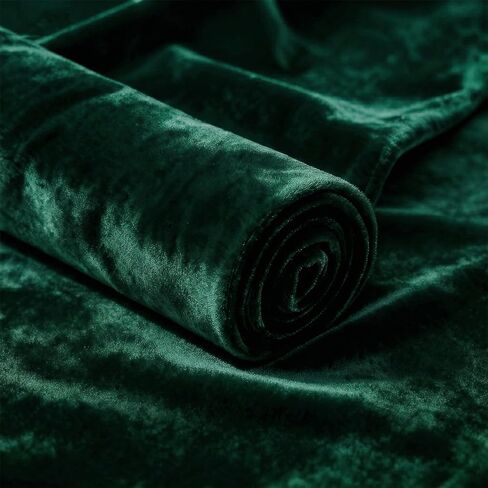Q&J Fabric Co. Stretch Velvet Fabric by The Yard, 60 Inch Wide x 1 Yard Soft Luxury Versatile Stretchy Spandex Cloth for Upholstery, Sewing, Costume & DIY Crafts Projects (Red) in Saudi Arabia