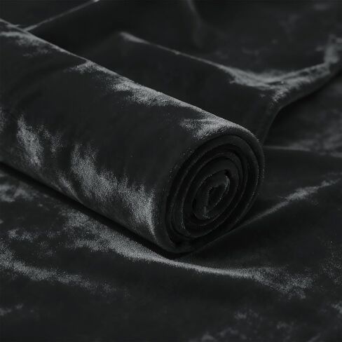 Q&J Fabric Co. Stretch Velvet Fabric by The Yard, 60 Inch Wide x 1 Yard Soft Luxury Versatile Stretchy Spandex Cloth for Upholstery, Sewing, Costume & DIY Crafts Projects (Red) in Saudi Arabia