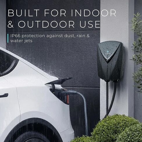 شاحن ليكترون تيسلا NACS المستوى 2 EV، معتمد من UL2594 (مدرج في قائمة ETL)، محطة شحن Nexus 40A 240V، كابل 23 قدم وحامل Tesla، مقبس NEMA 14-50، متوافق مع طراز Tesla S/3/X/Y وNACS (J3400) in Kuwait